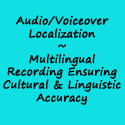 Audio/Voiceover Localization